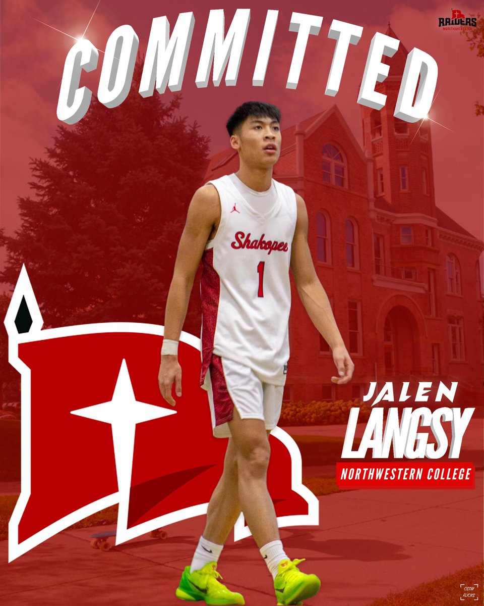 COMMITTED ❤️🤍! <a href="/NWCBasketball/">Northwestern College Basketball</a>  #AGTG