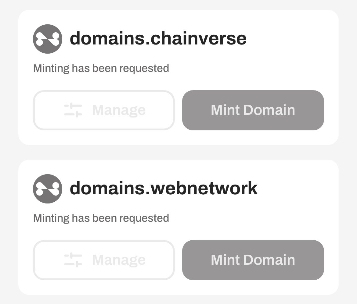 AI_TLD's tweet photo. web3 Domain #Crypto
☑️ domains.webnetwork
#web3domains #web #webnetwork #domainswebnetwotk #MATIC #POLYGON #NFT
Buy: https://t.co/7xY89Gy1R6 https://t.co/c8yuxKTsl6