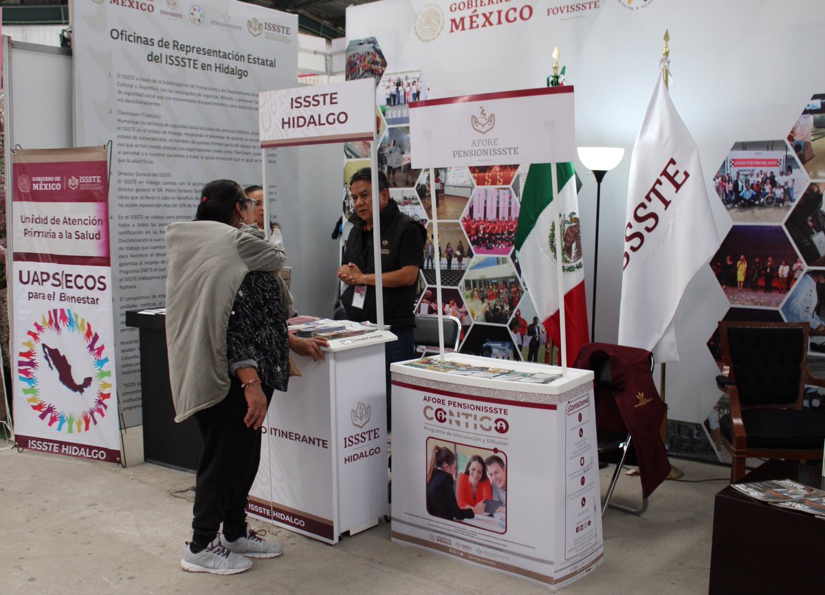 IsssteHidalgo's tweet image. Seguimos con las actividades de promoción en el stand de #IsssteHidalgo, ven y resuelve tus inquietudes, nos encontramos en la @FeriaHidalgo, no te quedes con la duda sobre tus #21SegurosYPrestaciones.

#EstamosTransformandoAlIssste