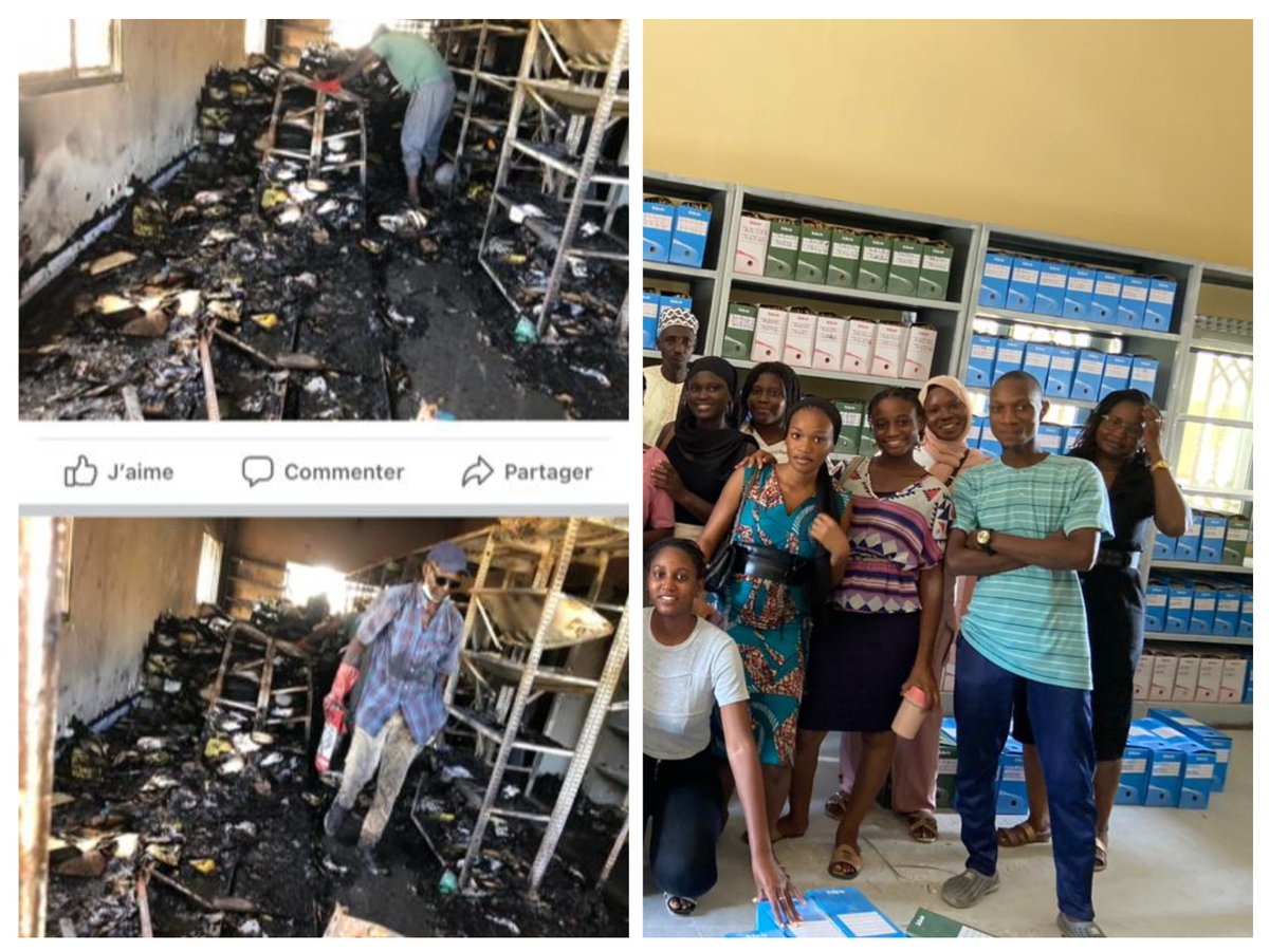 FoulaBailoGueye's tweet photo. Bonjour cher réseau.

Je vous partage avec fierté le #résultat final du #projet de #reconstitution des #archives de la Faculté des Lettres et Sciences Humaines (#FLSH) de l'université Cheikh Anta Diop de #Dakar (#UCAD).

Bravo à l'équipe des étudiants volontaires de l'#EBAD. https://t.co/u8PmcwEA4p