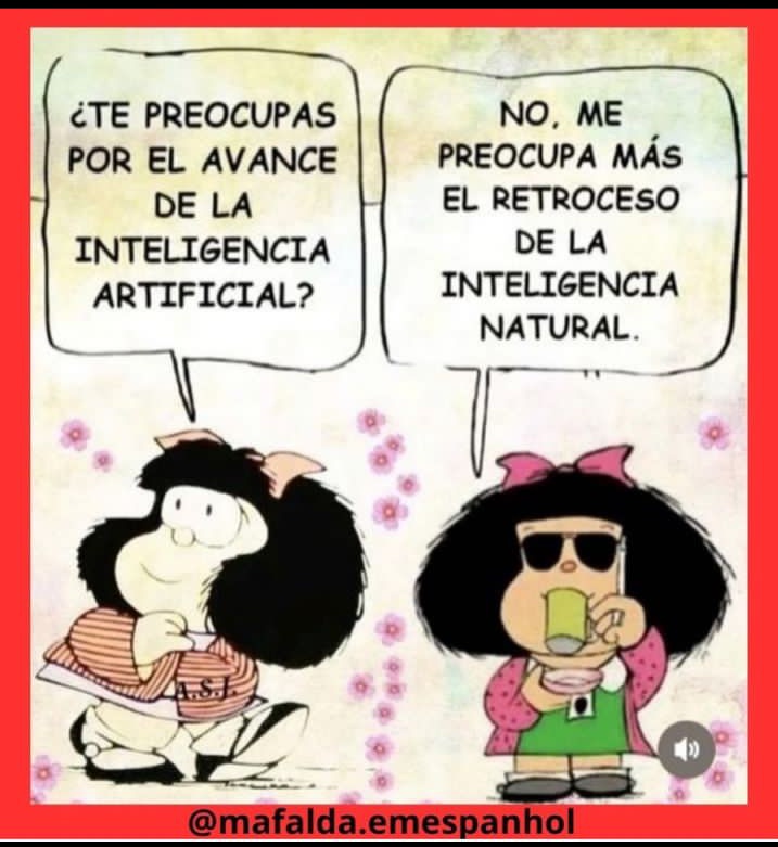 Mafalda y su inteligencia👌 @DeZurdaTeam_