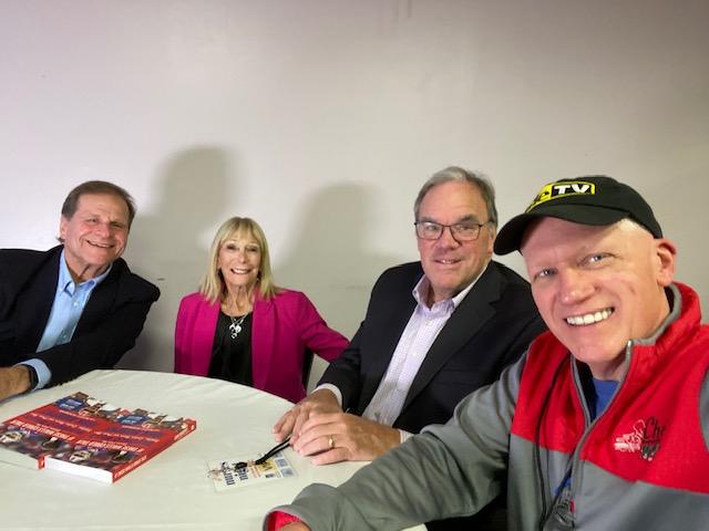 Judge Penny Wolfgang & John Di Sciullo of @WBBZ-TV 5 caught up with the 'Voice' of the #BuffaloBills John Murphy, & co-author of his new #Bills book Scott Pitoniak, at the Healthcare Heroes event Wed. Watch for the interview soon on Ch 67/Cable 5. John is feeling strong! #GoBills