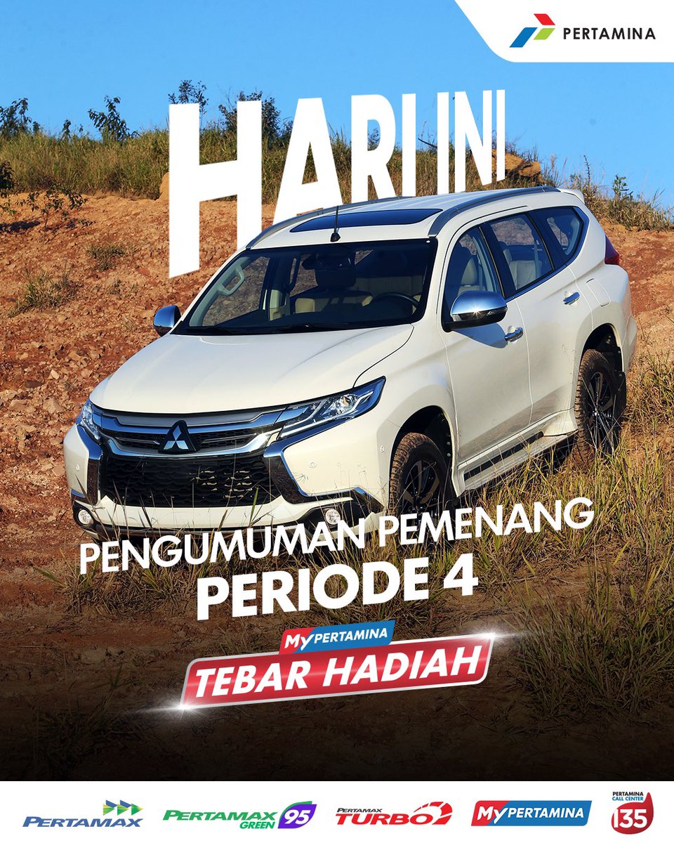 pertamaxseries's tweet photo. HARI INI 📢

Ayo langsung aja samperin Instagram @mypertamina untuk ikutin informasi PENGUMUMAN PEMENANG MYPERTAMINA TEBAR HADIAH PERIODE 4 🏁

GOOD LUCK!

#PertaminaGP2023 #PerfectionInPerformance #TurboUltimateExperience #MyPertamina #Call135 #NgasihLebih #PertaminaMotoGP #IndonesiaGP #EnergyToWin #MemberiBuktiNyata