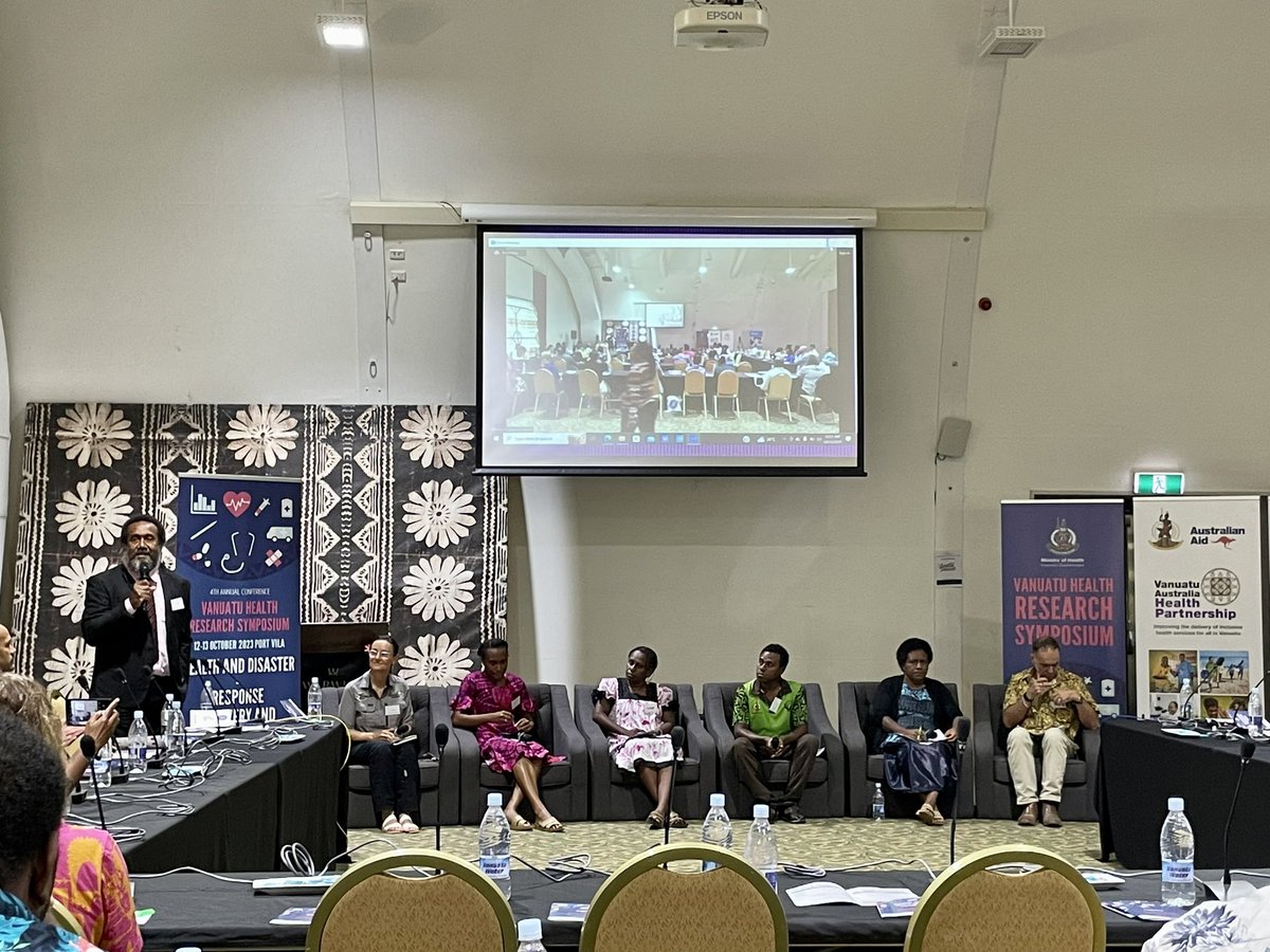 SarahBorno's tweet photo. Insightful panel at #VHRS23, discussing how disaster responses should be timely, comprehensive and allow communities to feel seen and heard. Great for @global_respond to be a part of the discussions and share HELPR1 experiences.
@BasilMLeodoro @AnnetteMGarae https://t.co/Ewx7QzsYUo