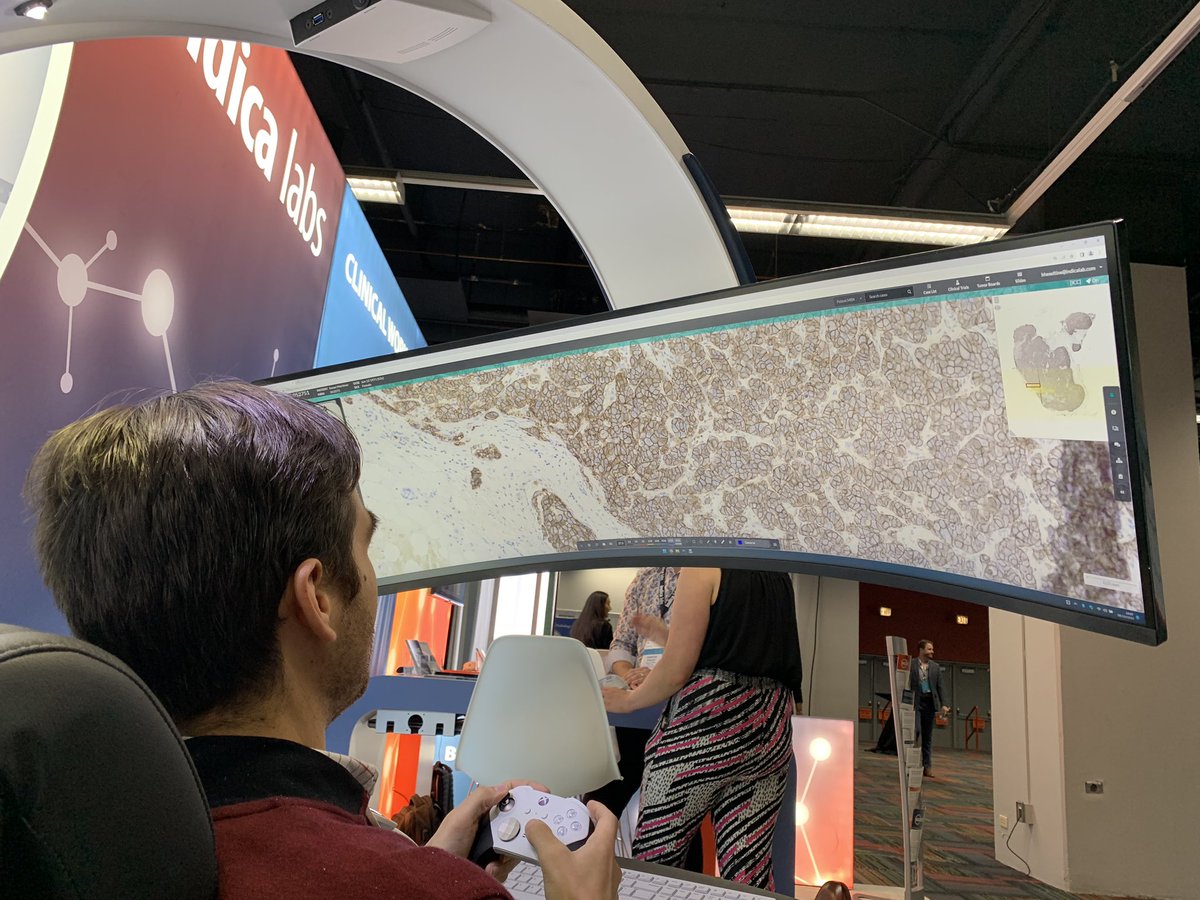 PonsMaterum's tweet photo. More photos at #CAP23 - @Azavala_path at the @Indica_Labs booth https://t.co/hi2Q8xnd16