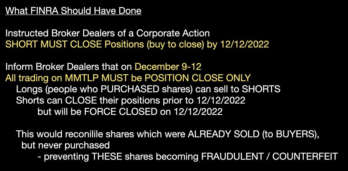 @RepSpartz @ToddYoungIN @SenatorBraun we are at 307 days & counting of #FINRAfraud committed by @FINRA @SECGov @OTCMarkets @The_DTCC MMs HFs & BDs to more than 64k retail investors in #MMTLP! #IWantMy2Days #ReconcileTheShares #WhatIsTheShareCount