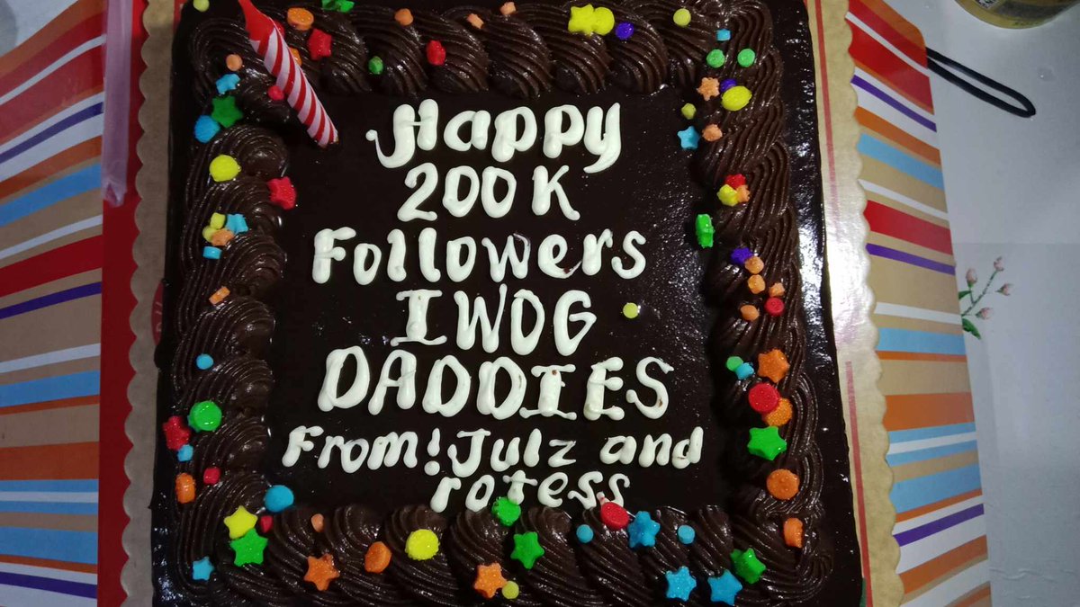 Happy 200k followers Daddies congratulations 🎉👏
<a href="/BabyIwog/">Iwog Ariel</a> <a href="/iwogmarky/">Iwog Mark</a>