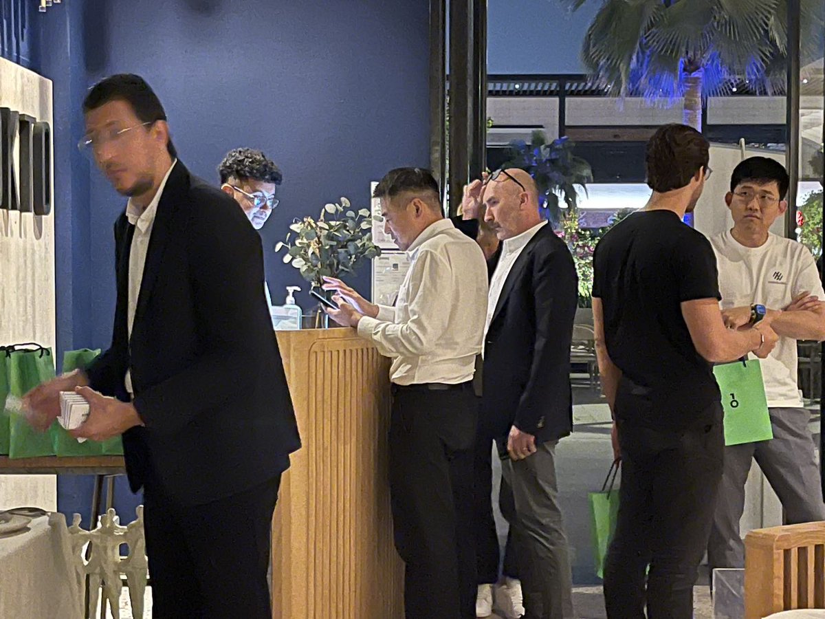 0xETHRiyadh's tweet photo. An unforgettable evening at the ETH Riyadh 2023 VIP Dinner, filled with remarkable moment. 🌟
Sharing some snapshots from the night with our incredible VIP guests - the heart and soul of the event. Thank you for making this night unforgettable.
#EthRiyadh #VIPDinner https://t.co/bakGmHFiSh