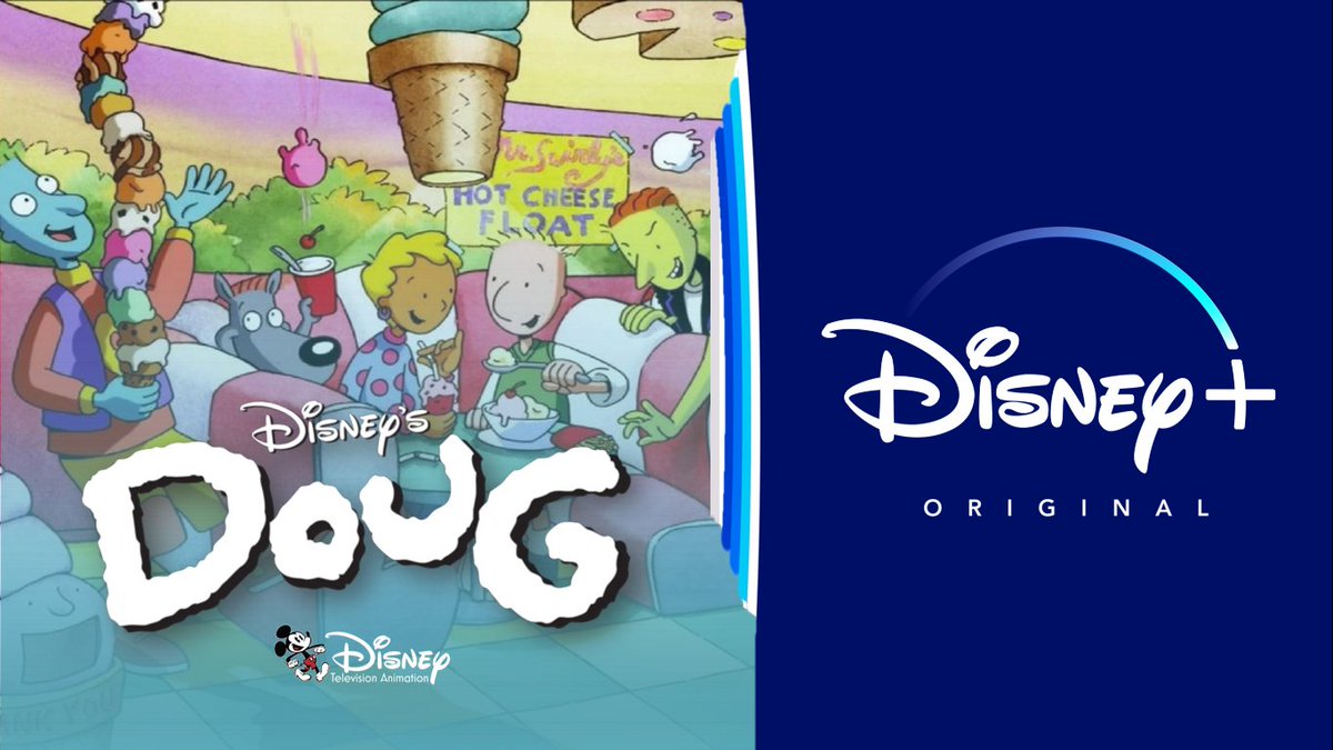 DTVANews's tweet photo. Jim Jinkins Developing "Doug" Continuation Series Likely For Disney+.
Doug,Patti,Porkchop and Skeeter might return to our screens as Jim Jinkins started cookin' up something new with Doug as a encouragement of a Disney executive.
https://t.co/N0BMeq4yf0
#Doug #DisneyDoug https://t.co/jKO0QT0bmb