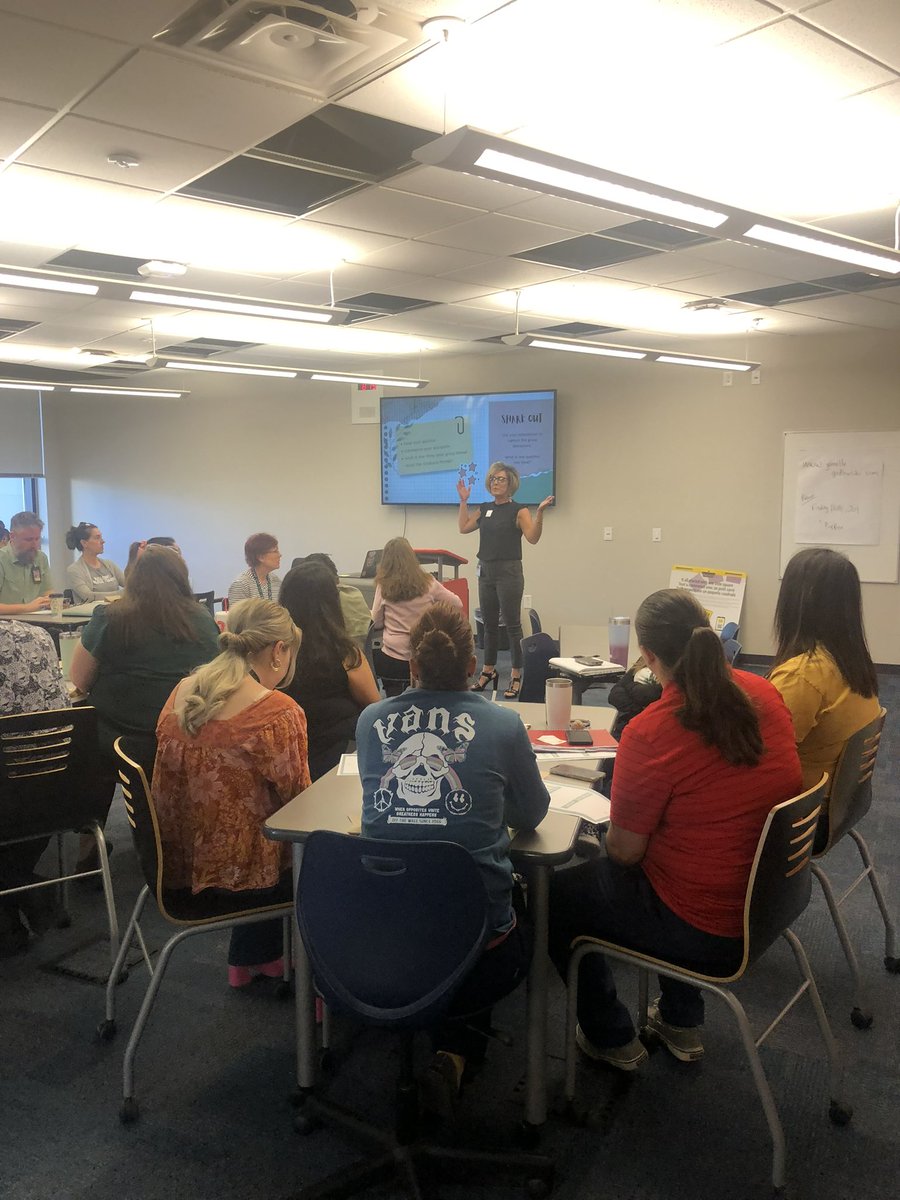 Teachers engaging in strategies for students! It’s a great day to be a Dawg! Thank you to the LCPS CTE team for the enriched PD!