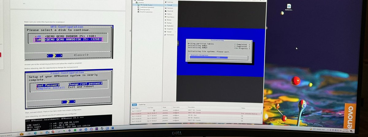 Justin_infosec's tweet image. Tonight I’m installing opnsense on the homelab server. Been awhile since I’ve setup a network so dusting off my CIDR and setting up 2 internal networks and WAN. #homelab