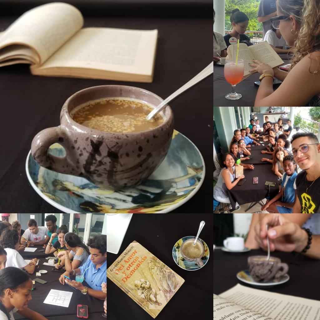 IsriParabellum's tweet photo. Acompañados del dulce aroma de un buen Cortadito☕, sinopsis, curiosidades, comentarios un crucigrama🧾 para finalizar, nuestros Zorros🦊 disfrutaron de un espacio de debate🗣️ que nos ha dejado con ganas de más😁.

#CucuruchoDeManí
#NiYorubaNiCatólicoIsleño
#GrettelDameElResumen https://t.co/oZuk2ZZbZP