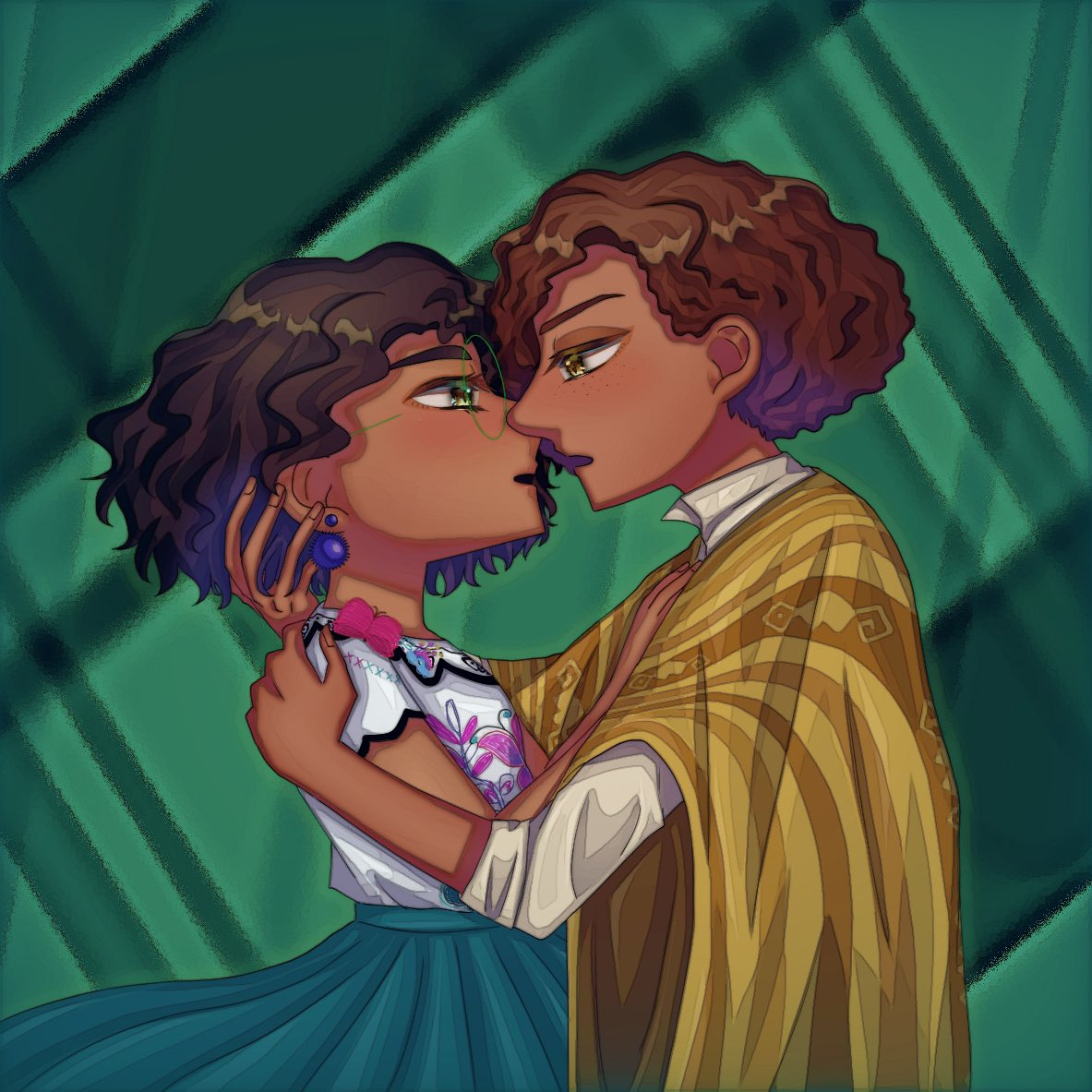 Camimira I drew a long time ago🦎🦋
結構前に描いたカミミラ

#camimira #Encanto #カミミラ