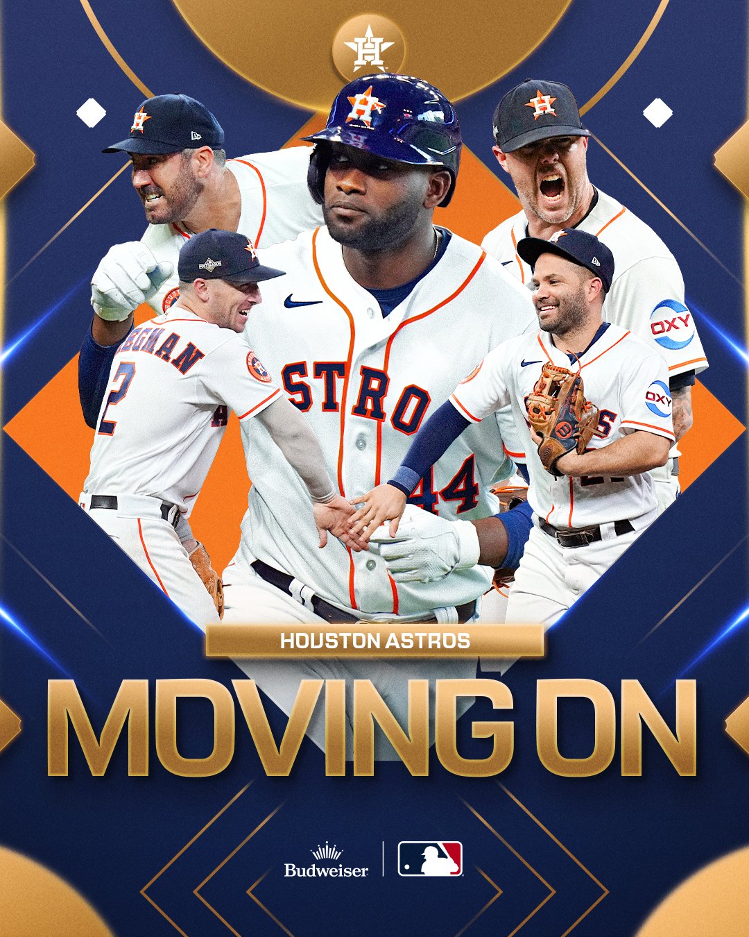 MLB on X: For the 7th straight season, the @Astros are headed to the ALCS!  #CLINCHED  / X