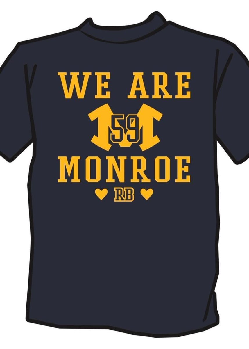 Help us support <a href="/_MonroeFootball/">Monroe Football</a> player Ridley Brown! Order your shirt via the link below.
Payments can be made at Monroe High School office with Mrs. Cook or at the 10/13 football game vs. Ross.

Place order here: docs.google.com/forms/d/e/1FAI…