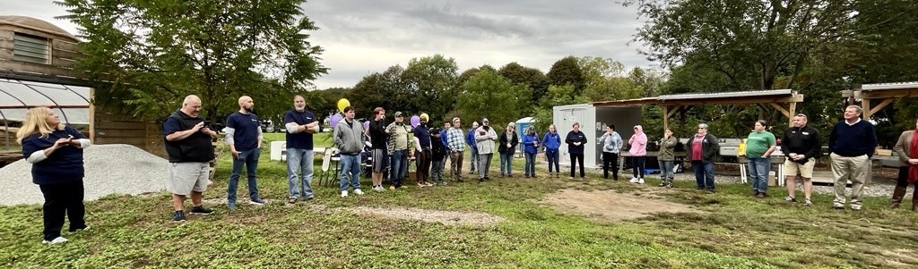 Gorgeous day at Newhall Fields Community Farm #Peabody for @bridgewellorg Day of Giving! Great to see President & CEO Chris Tuttle and the Bridgewell community out on the farm gathering seeds, prepping garlic for planting & having a great time! #NorthShoreMA