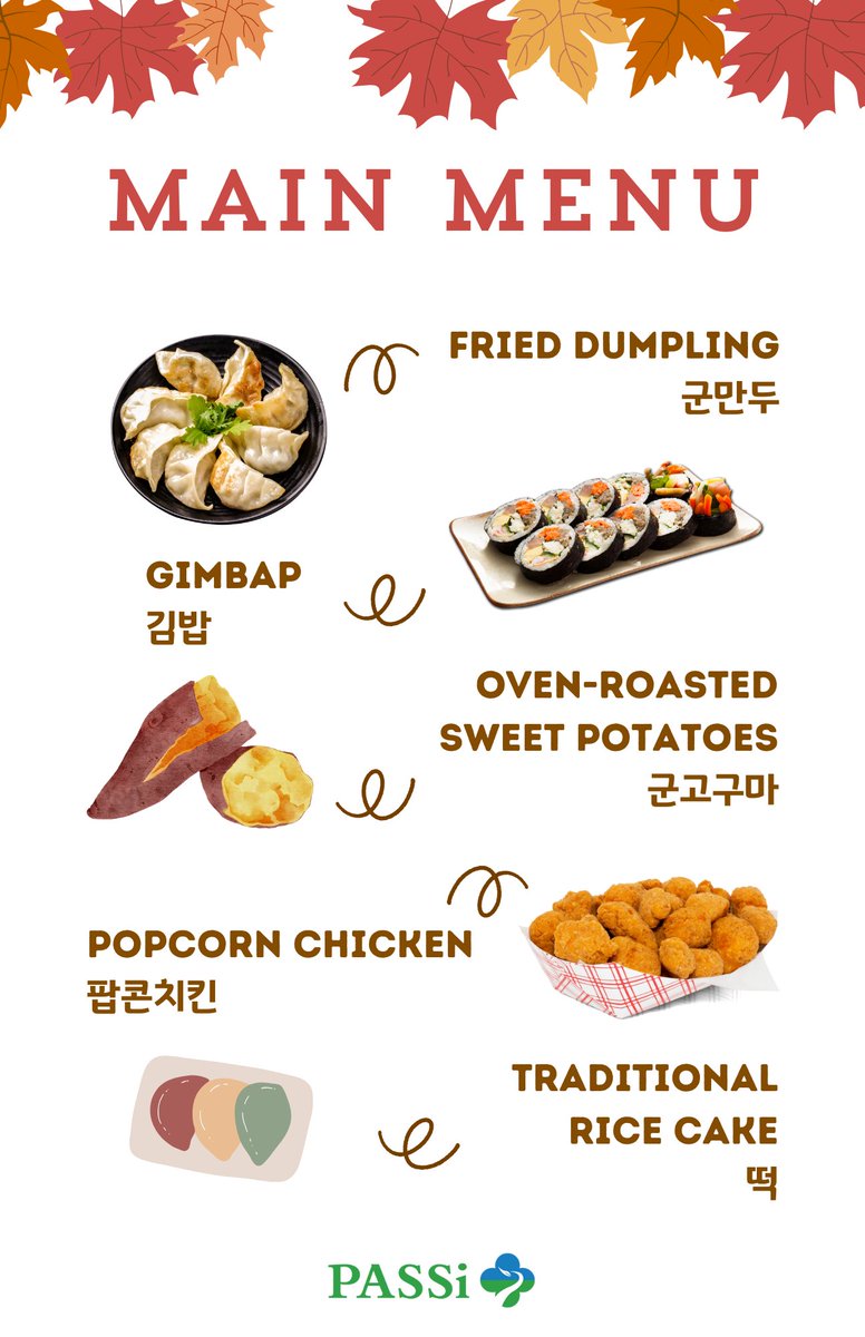 PASSi_us's tweet photo. We now officially have THREE DAYS LEFT until our 2023 PASSi Autumn Festival!

If you come join us this Saturday, you'll get to enjoy FREE Asian foods!

Check out the delicious options that will be available 

P.S. Rain or shine, our Autumn Festival will be a blast! https://t.co/NmOdlsvW1R