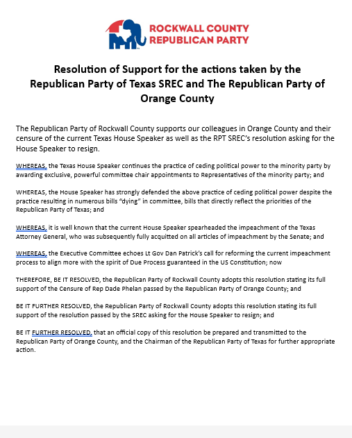 Rockwall County GOP tweet media