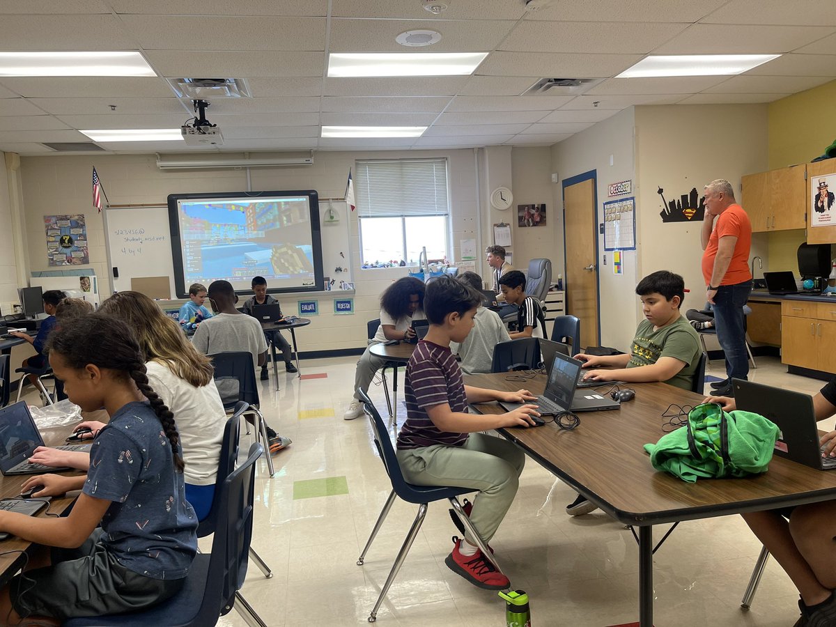 Hoffmann Elementary (@nisdhoffmann) on Twitter photo First day of eSports Explorers! Thank you Mr Harkey and Mr Beebe for bringing Minecraft Education to our Hawks! <a href="/NISDAcadTech/">NISD Academic Tech</a> First day of eSports Explorers! Thank you Mr Harkey and Mr Beebe for bringing Minecraft Education to our Hawks! <a href="/NISDAcadTech/">NISD Academic Tech</a>