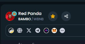 BinanceRedPanda's tweet photo. #RedPanda just went live on DexTools!

Join the fastest growing army on #BSC before our first 1 million marketcap target.

https://t.co/1XnH7MXsKj

#RedPanda #MemeCoin #Bamboo #100xGem #BSC @BinanceRedPanda #BAMBO https://t.co/q2fnQM7Qmr