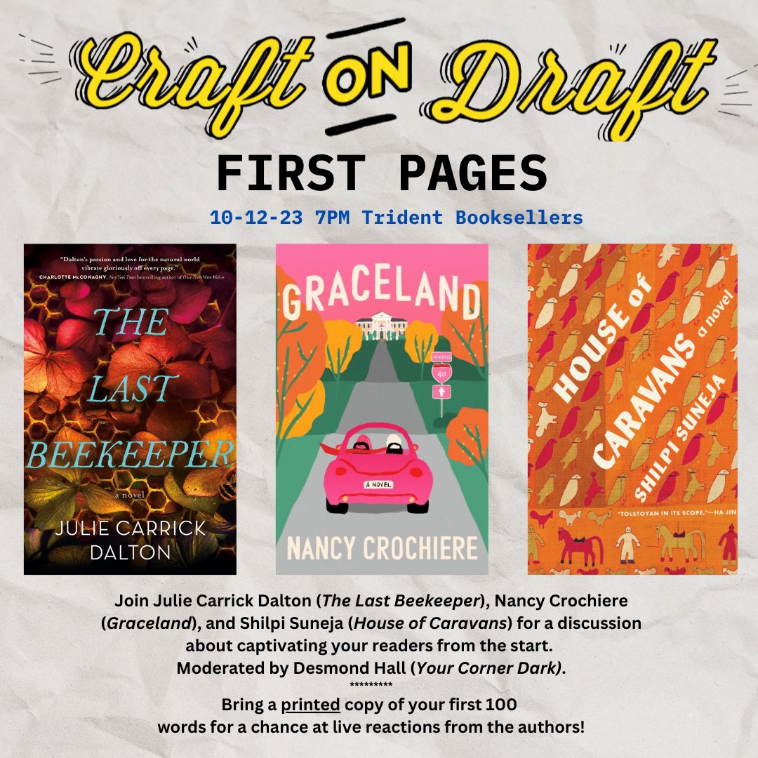 Calling all readers and writers! Tomorrow (Thursday) night—come to listen, have fun, and chat with us. If you like, bring the first 100 words of your WIP.