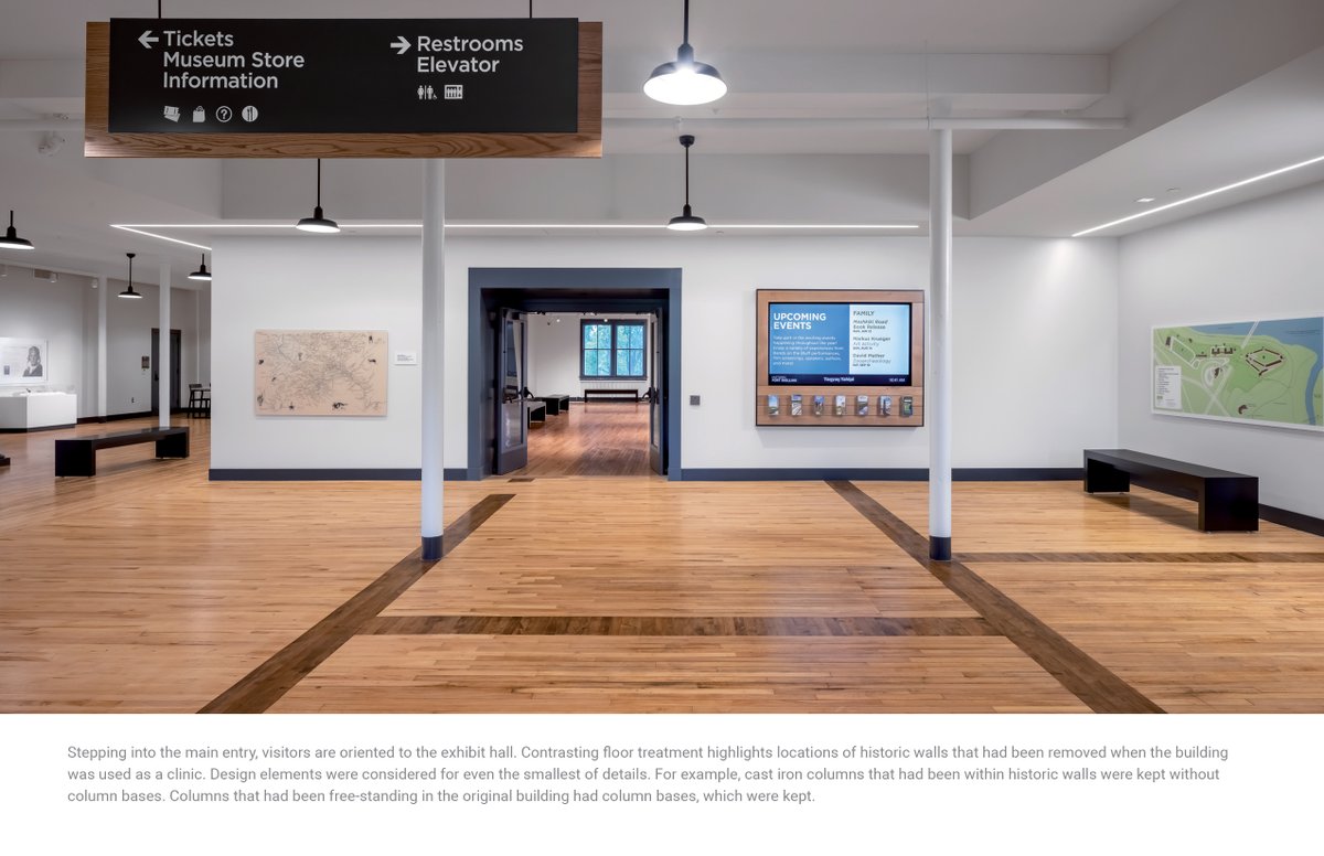AIAMpls's tweet image. Recipient of a 2023 AIA Minneapolis Merit Award, @LeoADaly&apos;s @mnhs Historic Fort Snelling Historic Renovation &amp;amp; Visitor Center serves as an historic place where guests can learn about and share in Minnesota’s diverse stories and histories. aia-mn.org/mpls-merit-202…