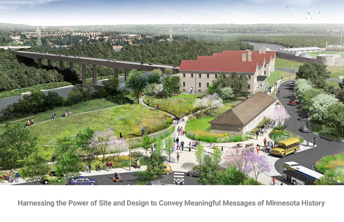 AIAMpls's tweet image. Recipient of a 2023 AIA Minneapolis Merit Award, @LeoADaly&apos;s @mnhs Historic Fort Snelling Historic Renovation &amp;amp; Visitor Center serves as an historic place where guests can learn about and share in Minnesota’s diverse stories and histories. aia-mn.org/mpls-merit-202…