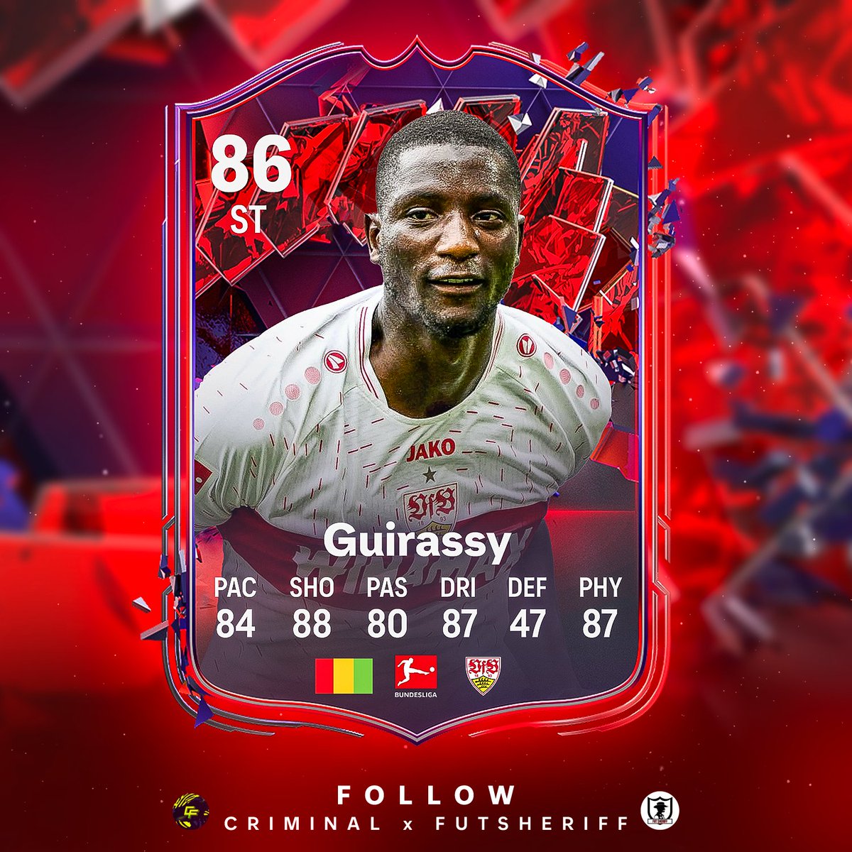 Fut Sheriff on X: 🚨Gouiri is coming via Academy Player Objective soon! Another french during future stars promo👀🔥 ✓Stats and OVR predicted! Design via @Criminal__x 🔥 #leak #fifa22 / X