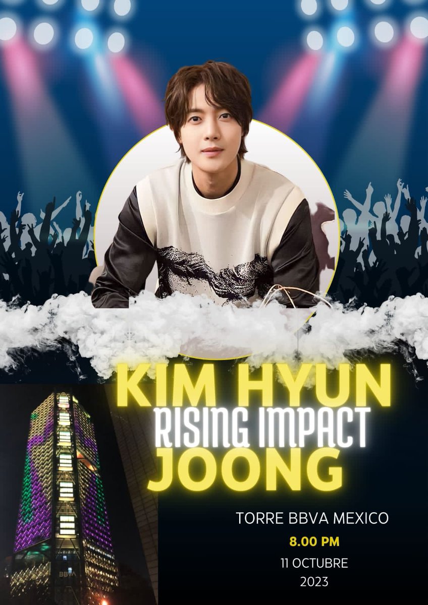 HeneciaMySunLTM's tweet photo. ATENCIÓN #HENECIA

PARA RECIBIR A NUESTRO #KIMHYUNJOONG POR SU GIRA RISING IMPACT

QUEREMOS ENCENDER LA TORRE BBVA

VAMOS A EMPEZAR POR HACERNOS NOTAR EN TWITTER Y A LAS 3 PM, MANDEMOS MENSAJES A BBVA EN TODAS SU RESES

A LAS 8 PM INICIA LA TWITTEADA MASIVA PARA HACER TENDENCIA https://t.co/v5A4CfVN5E