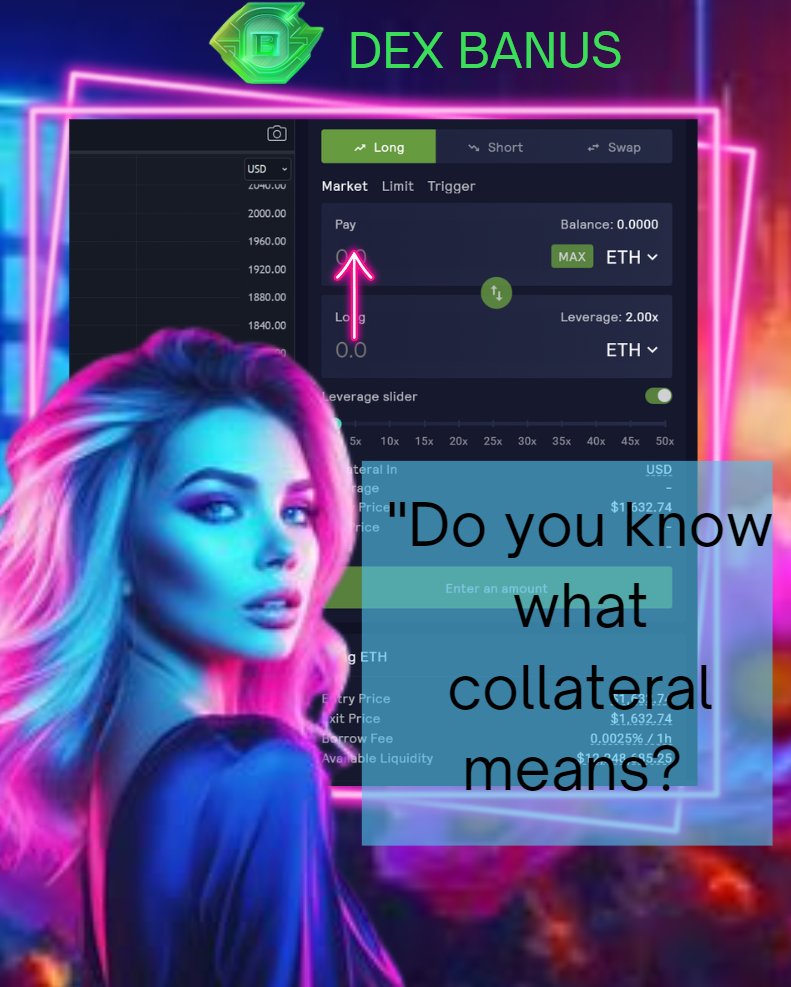👑👑'Getting to know perpetual futures'👑👑
'Do you know what collateral means? Collateral refers to assets that are offered as security for the fulfillment of an obligation.'  #BANUS #perpetualfutures @dexbanus