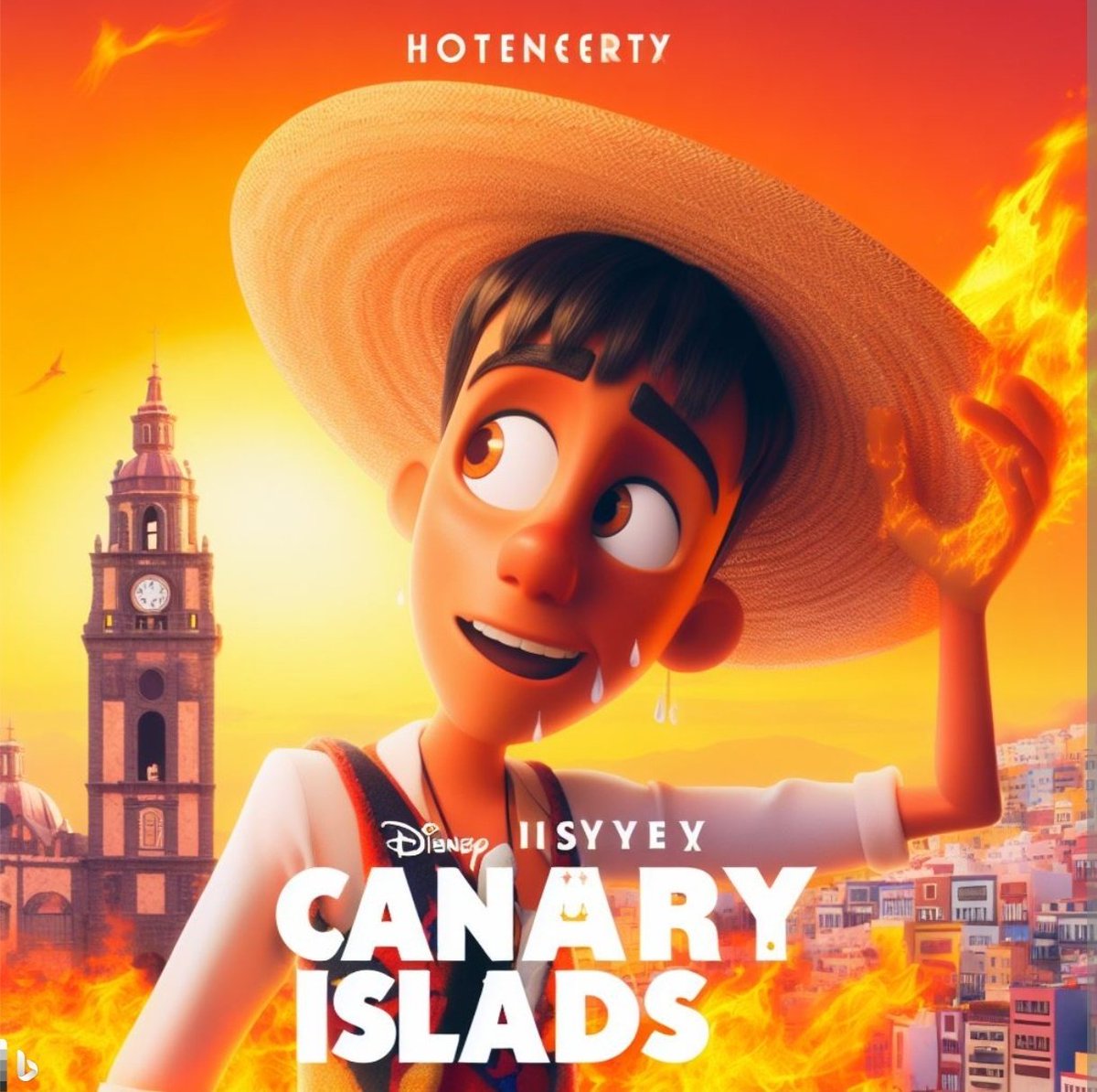 Está guapa la nueva de Pixar sobre como estamos por Canarias ahora mismo