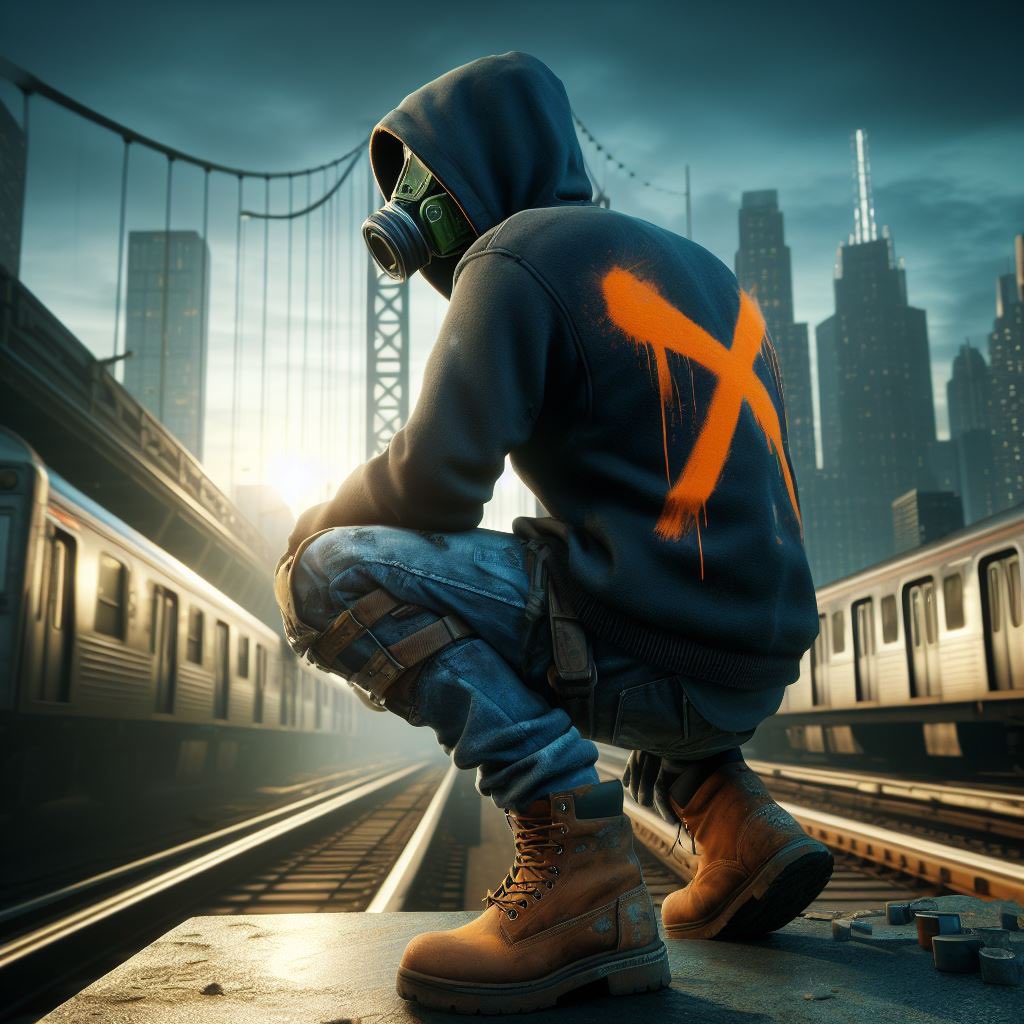 Ecko_GettingUp's tweet image. Marc Eckō’s Getting Up: Contents Under Pressure through Bing Image Creator, part 2. #GettingUp #StillFree #PS2 #Xbox #Graffiti