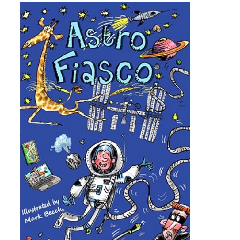 MarianBrennan's tweet photo. DAY 12 of the Irish Children's Book Challenge - A  book with an illustration you love.  Mark Beeche's illustrations are fantastic in Astro Fiasco. 🚀🛰️🪐
#DiscoverIrishKidsBooks #DIKBChallenge23 #IrishBooks #booktwitter #kidsbooktwitter https://t.co/WCGNMSR1dO