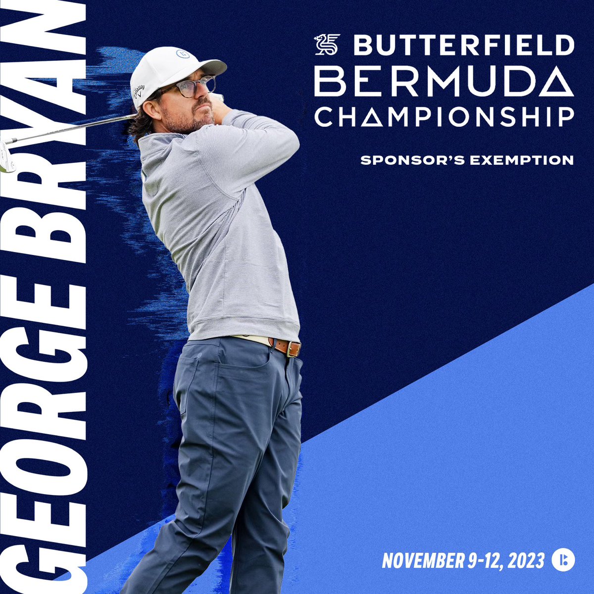 Couldn’t be more excited to announce that I will be teeing it up on the <a href="/PGATOUR/">PGA TOUR</a> with Wesley at the <a href="/Bermuda_Champ/">Butterfield Bermuda Championship</a>!! Come November I will get to live out a lifelong dream.