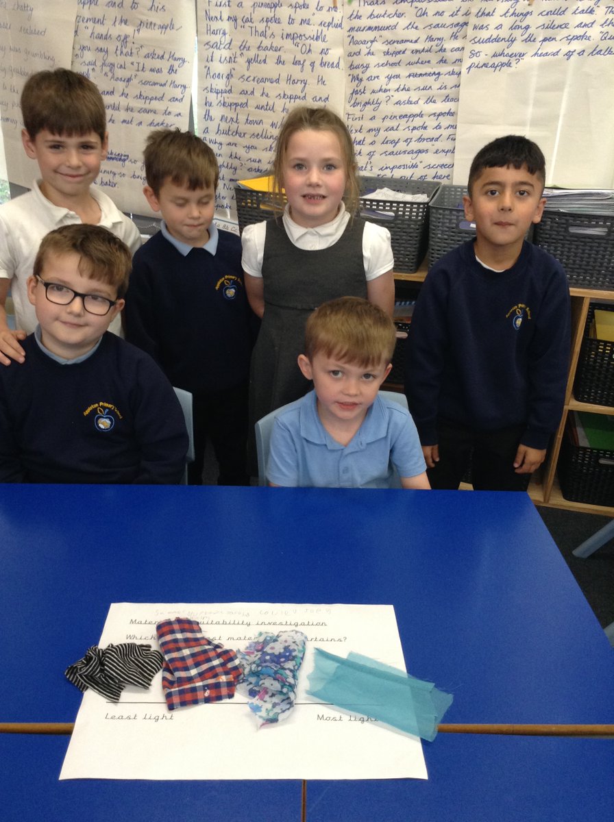 appletonprimary's tweet photo. Super science investigation in Class HD. The children worked in teams to find the most suitable material for a pair of curtains to make a room dark. #StemScience https://t.co/DfTLYBHD83