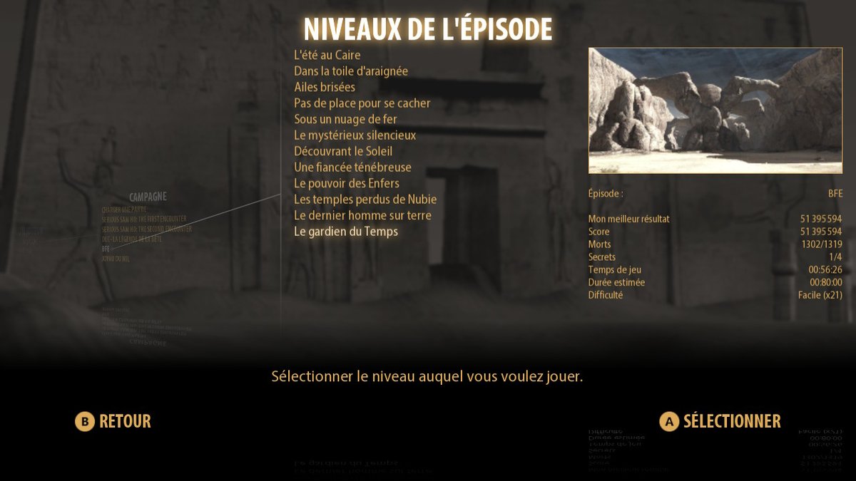 Mewaz007's tweet photo. 1300 ennemis pour le niveau final... Je vous avoue que c'etait ereintant !! #SeriousSam3 fini du coup et c'etait bien fun ! #NintendoSwitch https://t.co/6nkn4vVri1