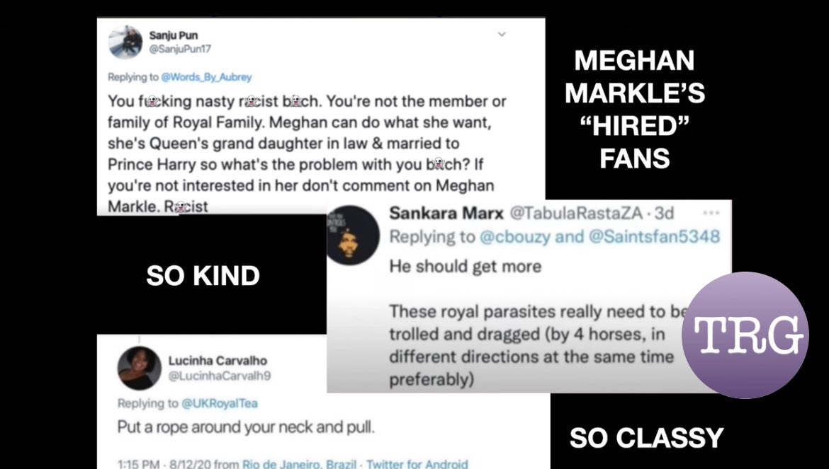 Mystifeye's tweet photo. Meghan Markles bullshit comparison of AUTOMOBILES to the internet and taking ashtrays out of cars as if that stopped anyone from smoking. As if the internet is the same as a 8000 pound vehicle and could physically hurt anyone. And seatbelts, let’s talk about the fact that had Diana been wearing a seatbelt she may still be alive today. And the number of photos of Nutmeg holding children in vehicles NOT WEARING SEATBELTS means WE OBVIOUSLY HAVE A CHOICE! Her slip up at the end of her word salad speech where she says they’re behind the scenes working to effect POLICY TO CENSOR ANYONE FROM CALLING OUT THEIR LIES! They’re actively trying to SUBVERT OUR CONSTITUTIONAL RIGHTS TO FREE SPEECH and they’re using children and parents who’ve suffered horrible tragedies to do it! Watch TRG on how Harry and Meghan hired Probe Media to do Backgrids job, and STAGE their fake police escort and photograph it all! She’s got all the information! And it won’t surprise you at all! Sharing the lovely comments from Meghan’s Suckass squad…
https://t.co/a2spJmEthW #MeghanAndHarryJealousyTourFRAUD #UNSUSSEXFUL
