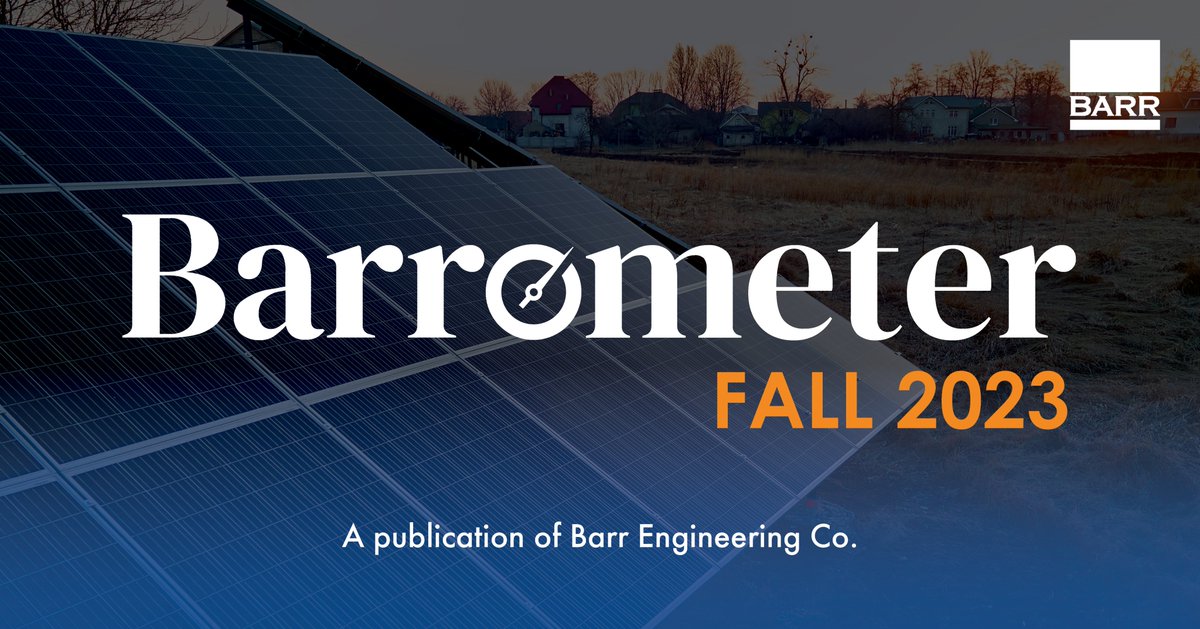 Read about our latest work in the fall issue of #Barrometer, including emerging technology that expands access to solar energy, a slope-stability design that restores a popular ski hill, a “dark-sky-friendly” outdoor lighting plan, and more: barr.com/Barrometer-Iss….