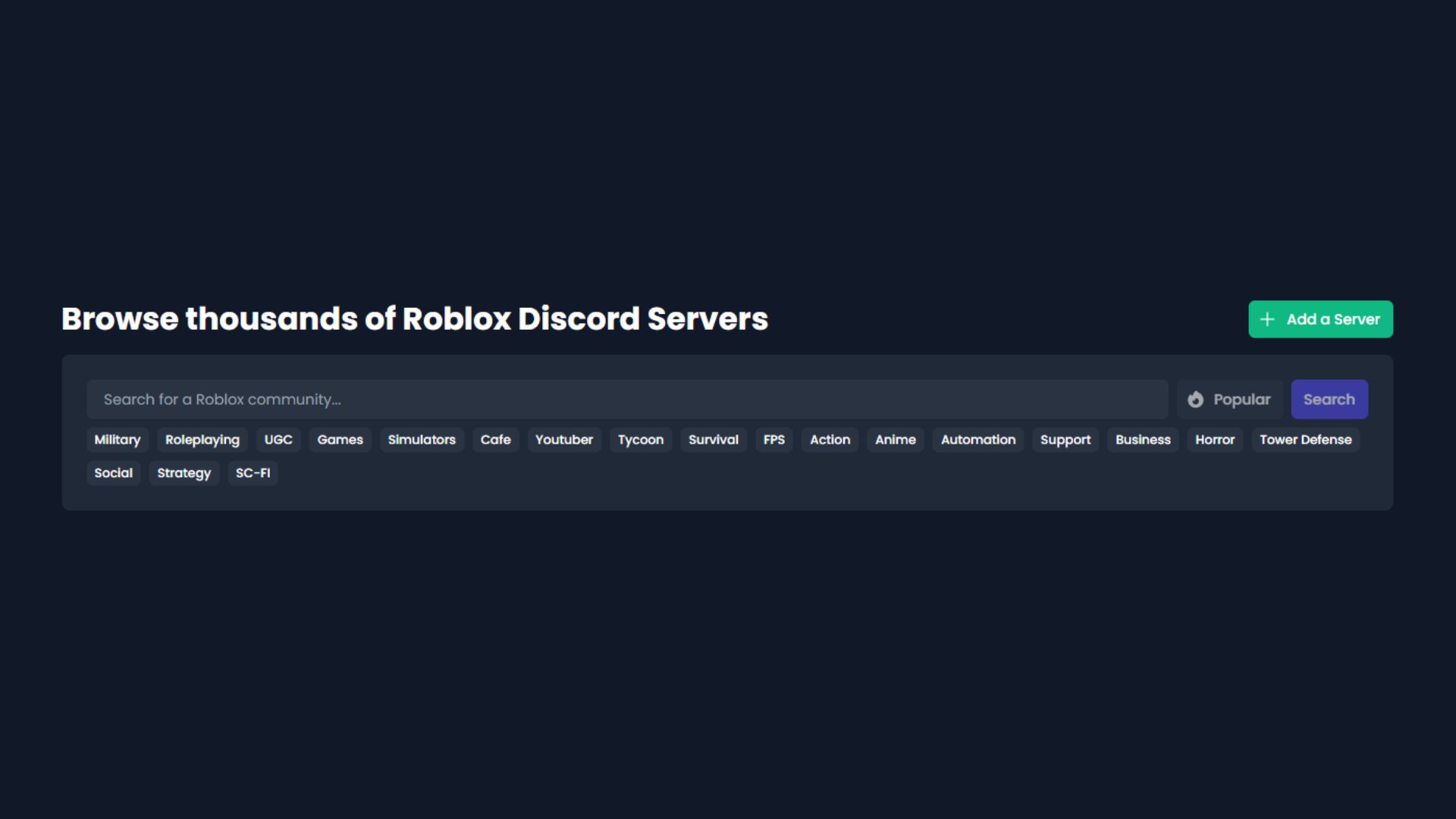 Roblox Discord Servers