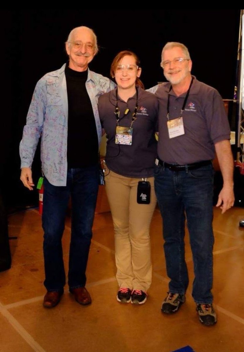 Dr. Woodie Flowers was an incredible human I was honored to have a few conversations with. He was always fully present in conversations, asked insightful questions, &amp; cared a lot about FIRST and the humans involved. He wanted to build better people who happened to build robots.💜