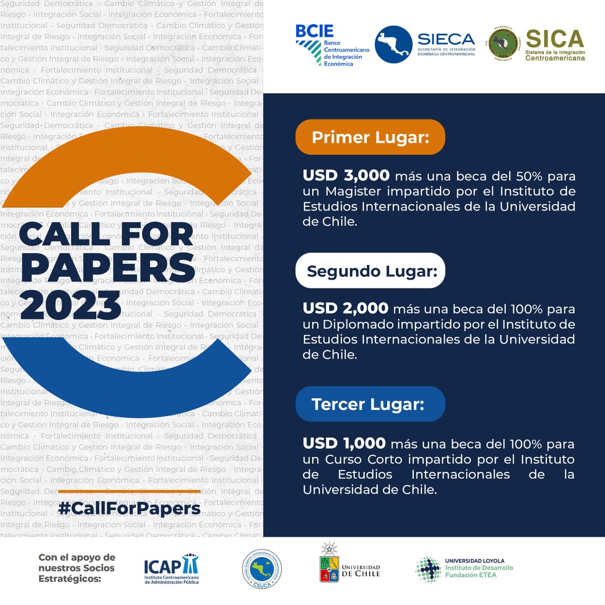 sg_sica's tweet photo. ¡La convocatoria del #CallForPapers2023 sigue abierta!
¡Puedes postular tu artículo hasta el 30 de noviembre!
Consulta las bases del concurso ➡ https://t.co/eMUeqIKfAt https://t.co/TJq0jrDENi