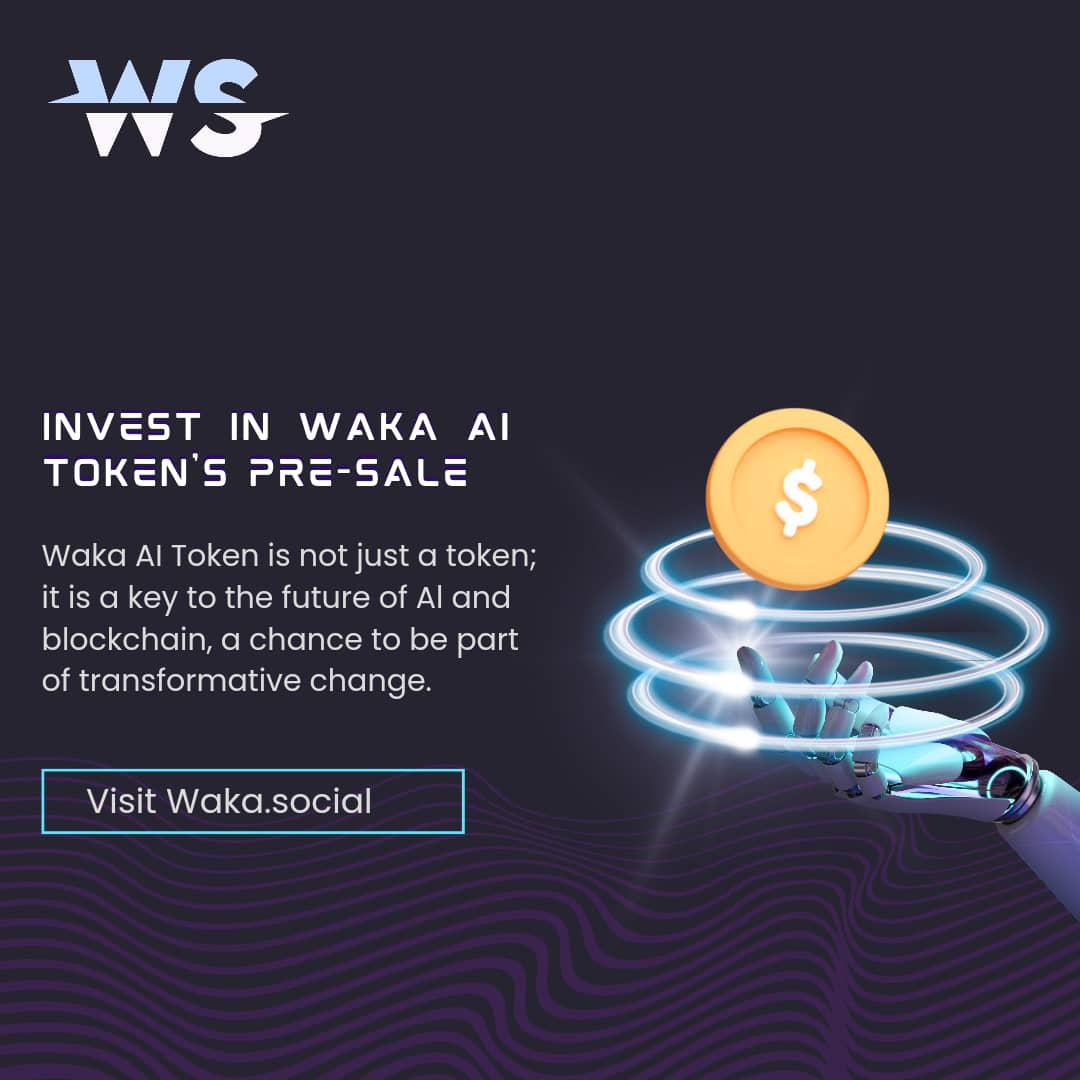 WakaSocial_AI's tweet photo. Join the Waka Social AI Revolution with our SAFT NFTs! 

Invest today in the future of education, technology, &amp; empowerment. Our NFTs represent your stake in the transformative impact of AI. 🌍 

#CryptoArt #NFTCommunity #NFTCollectors #Blockchain #NFTMarketplace #NFT #WakaSocial https://t.co/9PCrQofdjS