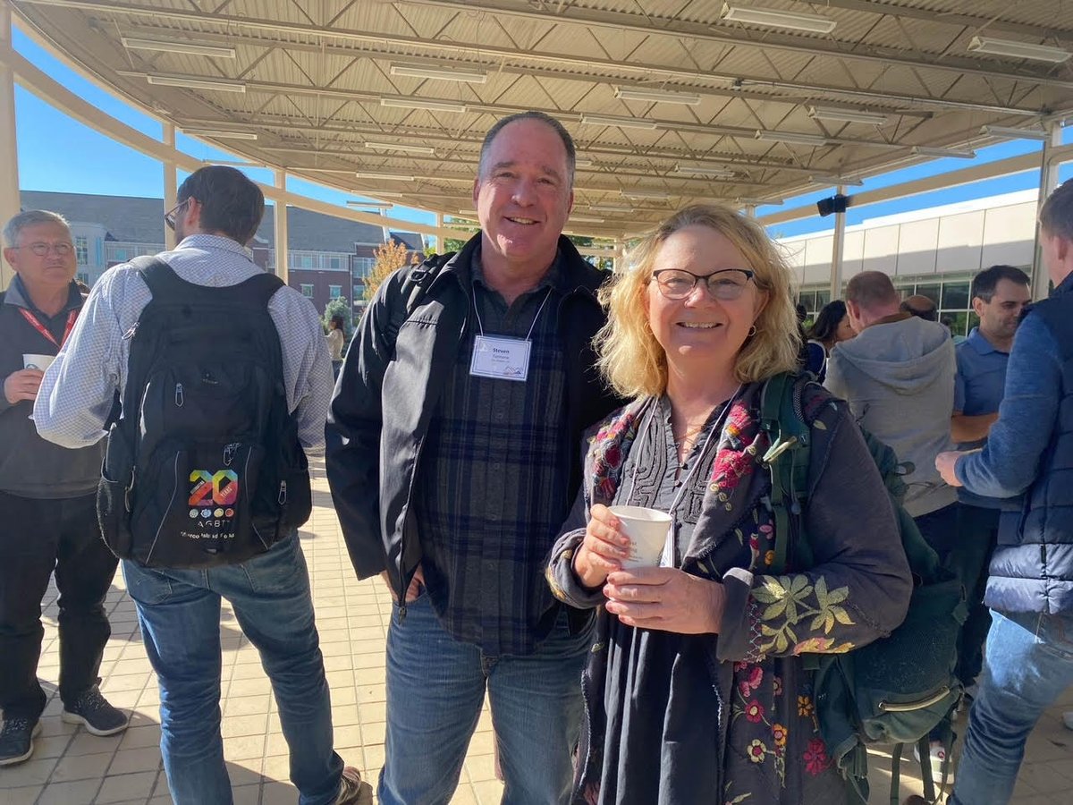 Our founder, <a href="/yannone_steve/">Steve Yannone</a>, with <a href="/1jvaneyk/">jennifer van eyk</a> at the first international single cell mass spectrometry conference held last week. Steve introduced attendees to our HTA-proteases (Krakatoa and Vesuvius). Some lucky folks took enzyme home with them (they’re backpack stable 😊)