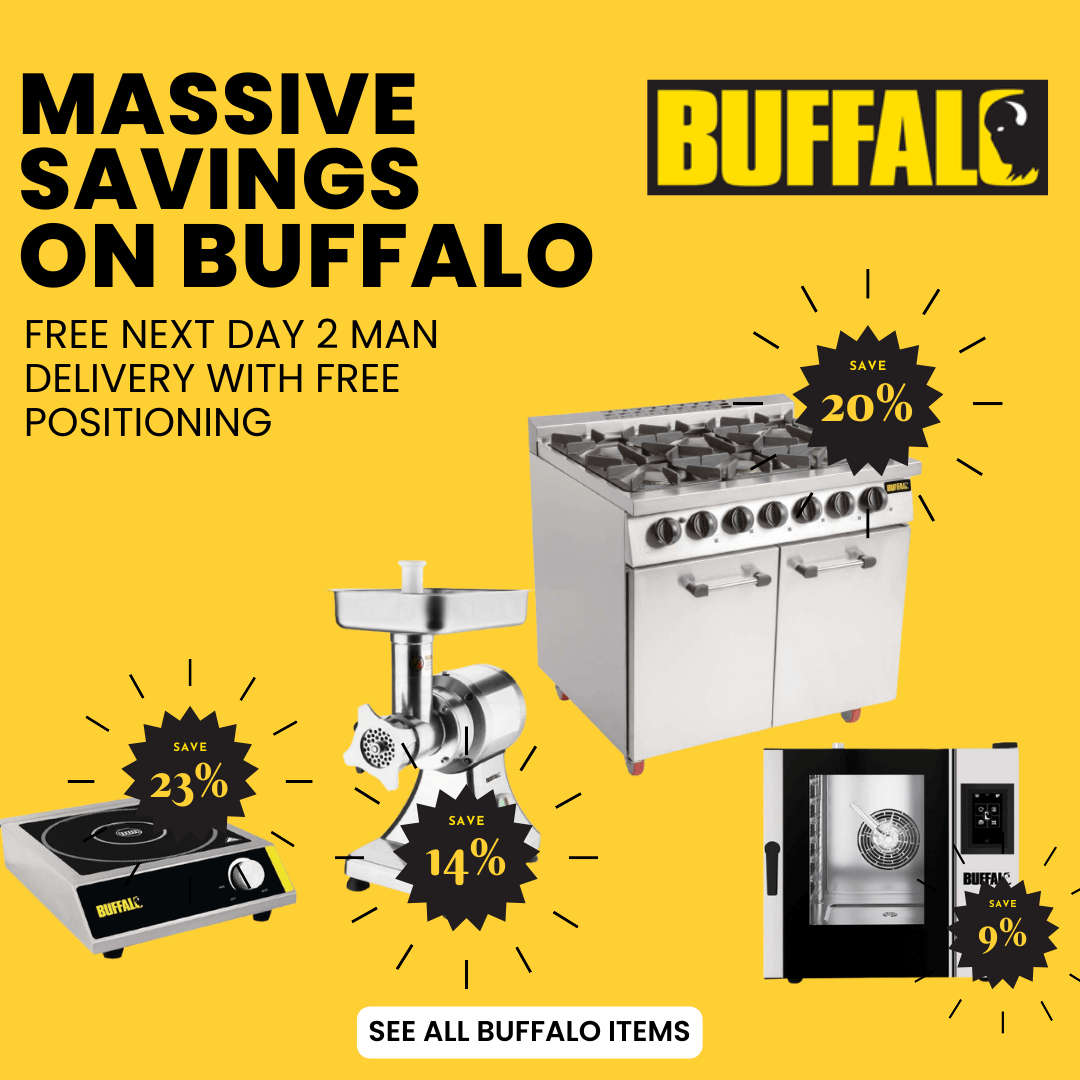 🍽️ Elevate your catering game with Buffalo catering equipment! 🔥 From grills to ovens, their quality and durability ensure your culinary creations shine. 🌟👨‍🍳 Unleash your inner chef and impress your guests! 🎉 #BuffaloCatering #CulinaryExcellence
