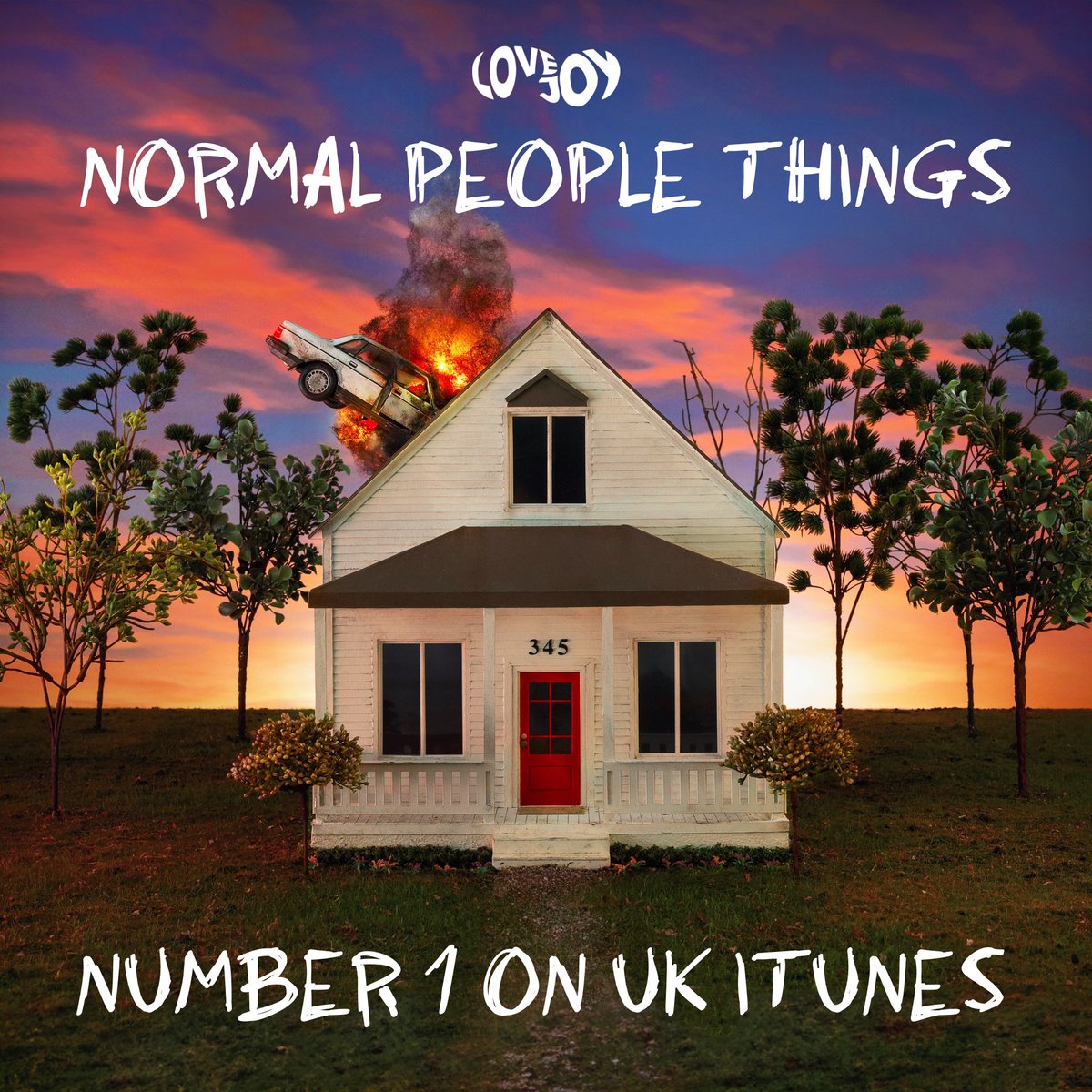 Excuse us, we need to correct an error we made. Normal People Things by @lovejoy is now NUMBER 1 on the iTunes UK charts. #NormalPeopleThings