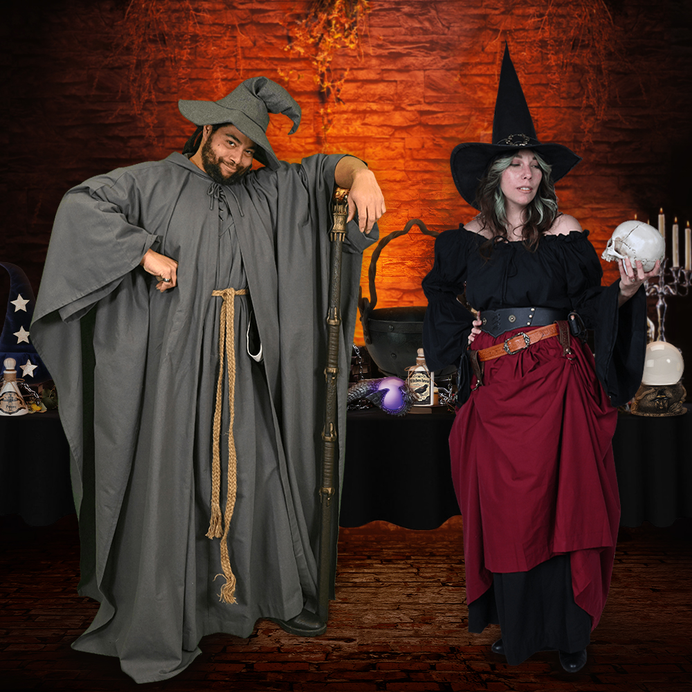 Who's your favorite witch or wizard from pop culture? There's so many magical characters to think of! Tell us about your favorite witches, wizards, or sorcerers in the comments! Shop here: tinyurl.com/3b8p2hcx 
#witch #wizard #halloween #costumes