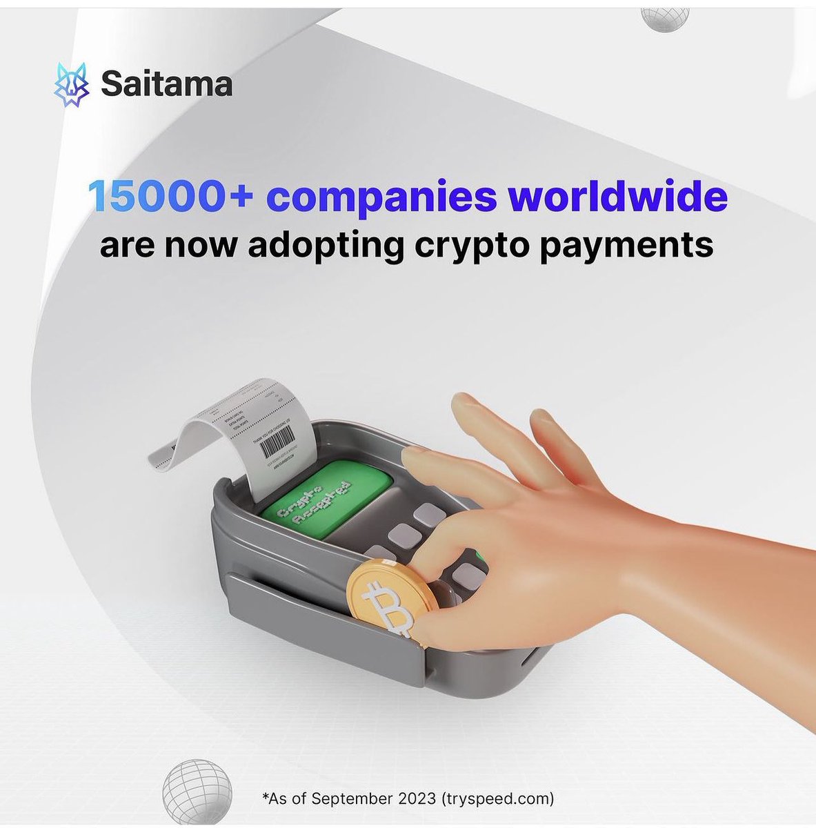 ReZorArabia's tweet photo. أطلق العنان لقوة العملات الرقمية لأن مستقبل النظام المالي رقمي. ⚡️💳

ألق نظرة خاطفة على هذه الاحصائيات التي تدعم التحول الواسع النطاق نحو عالم لامركزي وعالم التشفير، حيث تكمن حريتك المالية في متناول يدك. 🔎📈

#Saitama #SaitamaToken #SaitaCard #SaitaPro #CryptoStatistics #CryptoFacts #CryptoFreedom #Decentralization #Crypto #FinancialFreedom #DigitalAssets #CryptoPayments

Unleash the power of Cryptocurrency because the Future of Finance is digital. ⚡️💳  

Peek into these statistics that support the widespread shift towards a decentralised world and the realm of crypto, where your financial freedom lies at your fingertips. 🔎📈

#Saitama #SaitamaToken #SaitaCard #SaitaPro #CryptoStatistics #CryptoFacts #CryptoFreedom #Decentralization #Crypto #FinancialFreedom #DigitalAssets #CryptoPayments