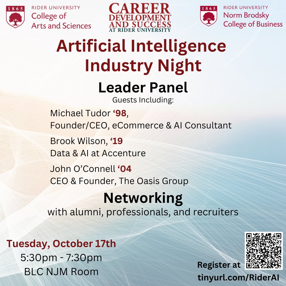 Hi Broncs! Come out and check out this networking event we have next week.