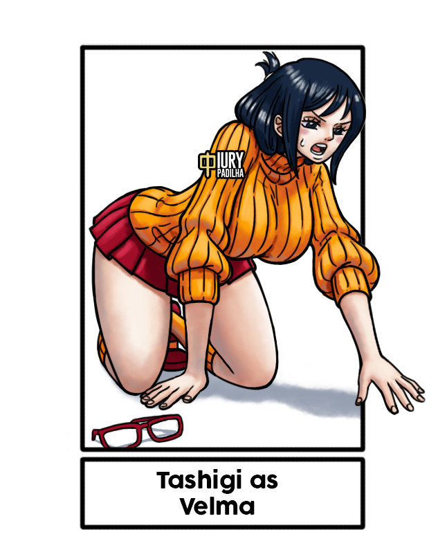 The [2/6] One Piece outfit swap Special Vol.666: Tashigi as Velma