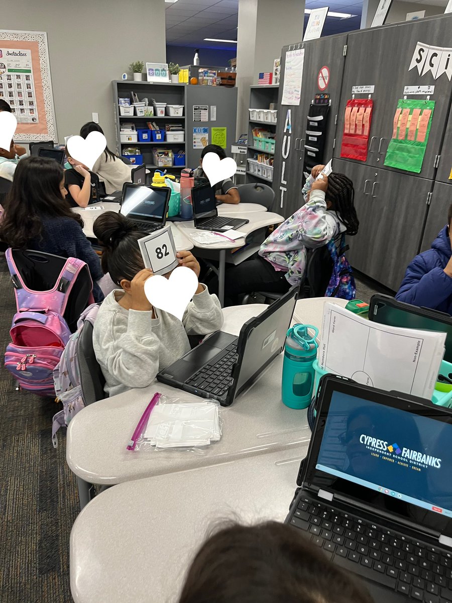 mrscoddsclass's tweet image. Math headbands! Students held a number up and had to guess what it was based on clues given by their group members using comparative language! Love to see them have fun while learning math! #secondgrademath